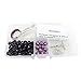 Algopix Similar Product 18 - fiona Purple Bead Box Rosary Necklace