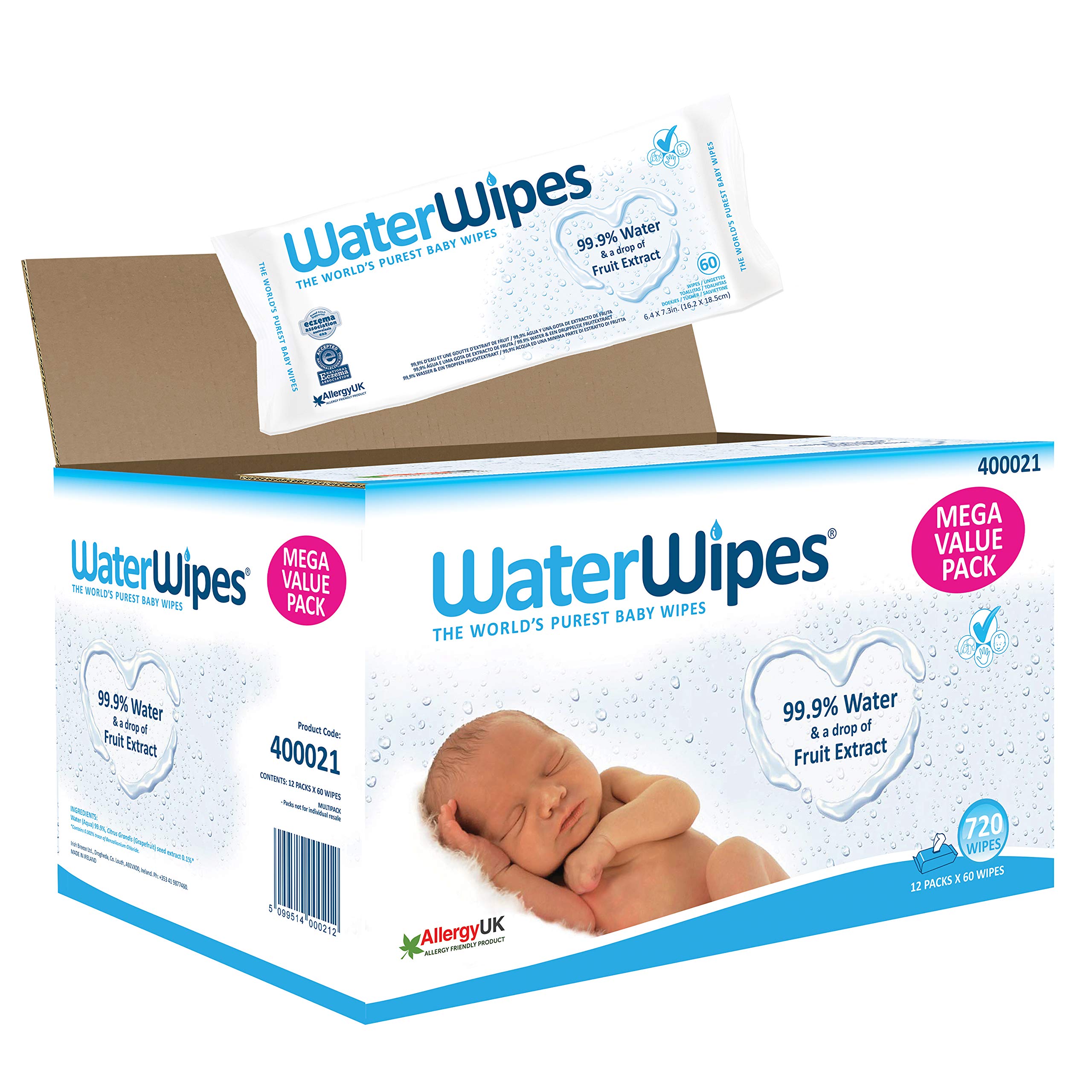 Algopix Similar Product 8 - WaterWipes Super Value Box  60 Count