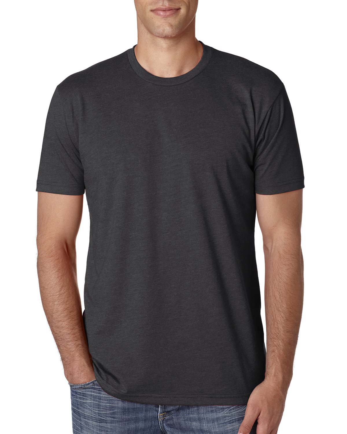 Algopix Similar Product 10 - Next Level Mens Premium Fitted CVC Crew
