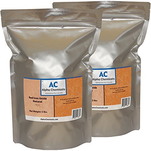 Algopix Similar Product 8 - Red Iron Oxide  Fe2O3  Natural  10