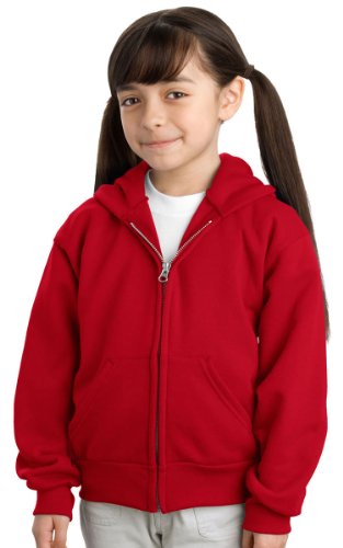 Algopix Similar Product 18 - Port  Company Youth Fleece FullZip