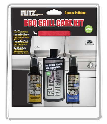 Algopix Similar Product 19 - Flitz BBQ 41504 Barbeque Grill Care Kit