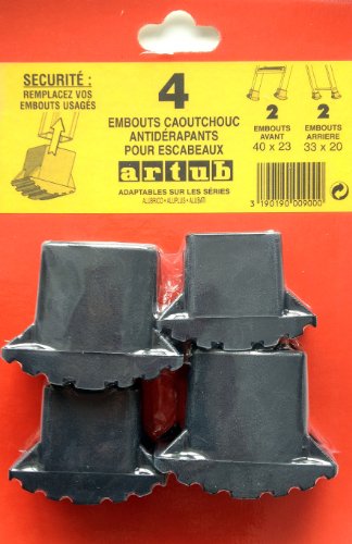 Algopix Similar Product 18 - Artub 000900 Base Pieces Rubber Set of 4