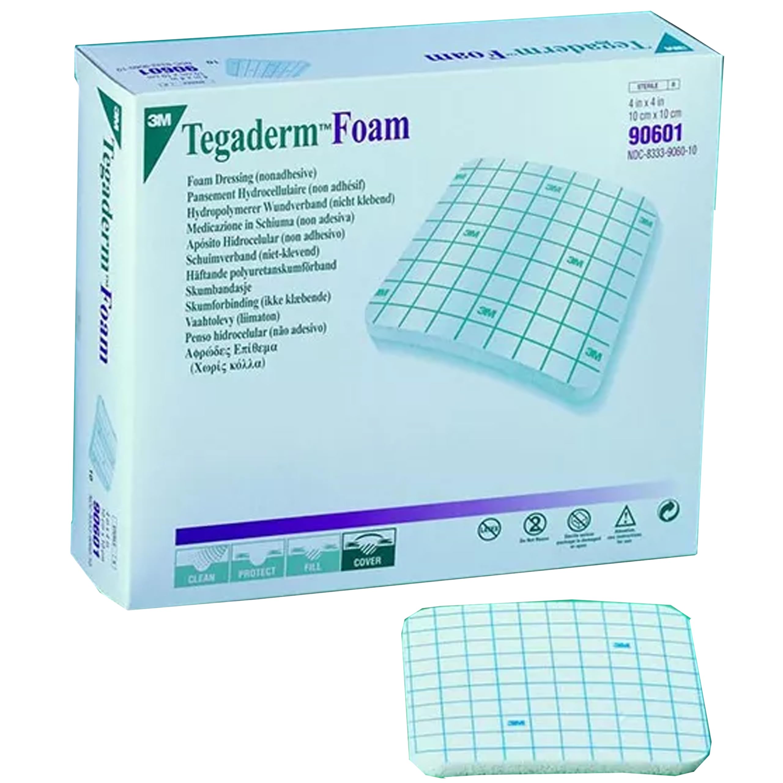 Algopix Similar Product 17 - TEGADERM FOAM Non Adhesive 10X10CM