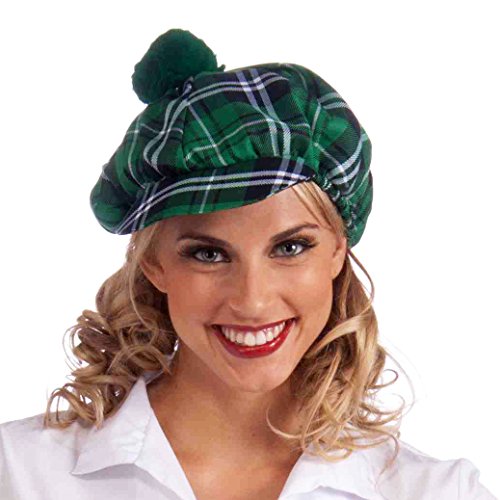 Algopix Similar Product 8 - Forum Novelties Mens Green Plaid Cap