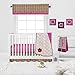 Algopix Similar Product 2 - Bacati  Damask Pink and Chocolate 9pc
