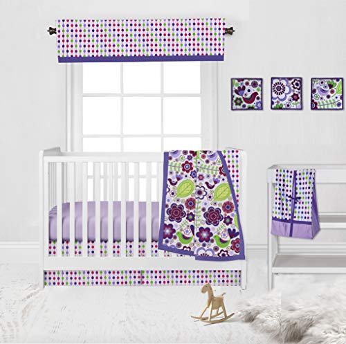 Algopix Similar Product 17 - Bacati  Botanical Purple Multicolor