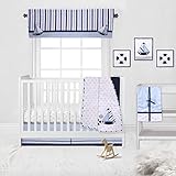 Algopix Similar Product 6 - Bacati  Little Sailor Blue and White