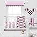 Algopix Similar Product 15 - Bacati  Mod DotsSTRPS Pink and Choc
