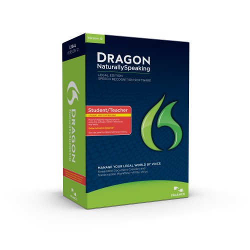 Algopix Similar Product 9 - Dragon NaturallySpeaking Legal 12