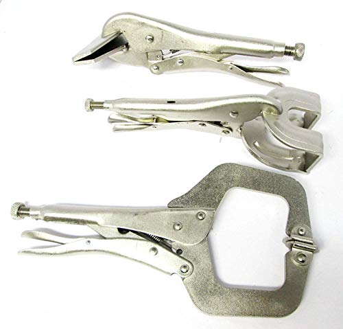 Algopix Similar Product 3 - 3PC Welding Clamps Plier Set C Clamp