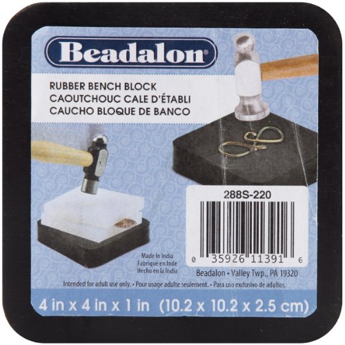 Algopix Similar Product 20 - Beadalon Rubber Bench Block for Jewelry