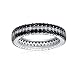 Algopix Similar Product 9 - Two Tone Black And White Pave Cubic