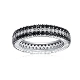 Algopix Similar Product 2 - Two Tone Black And White Pave Cubic