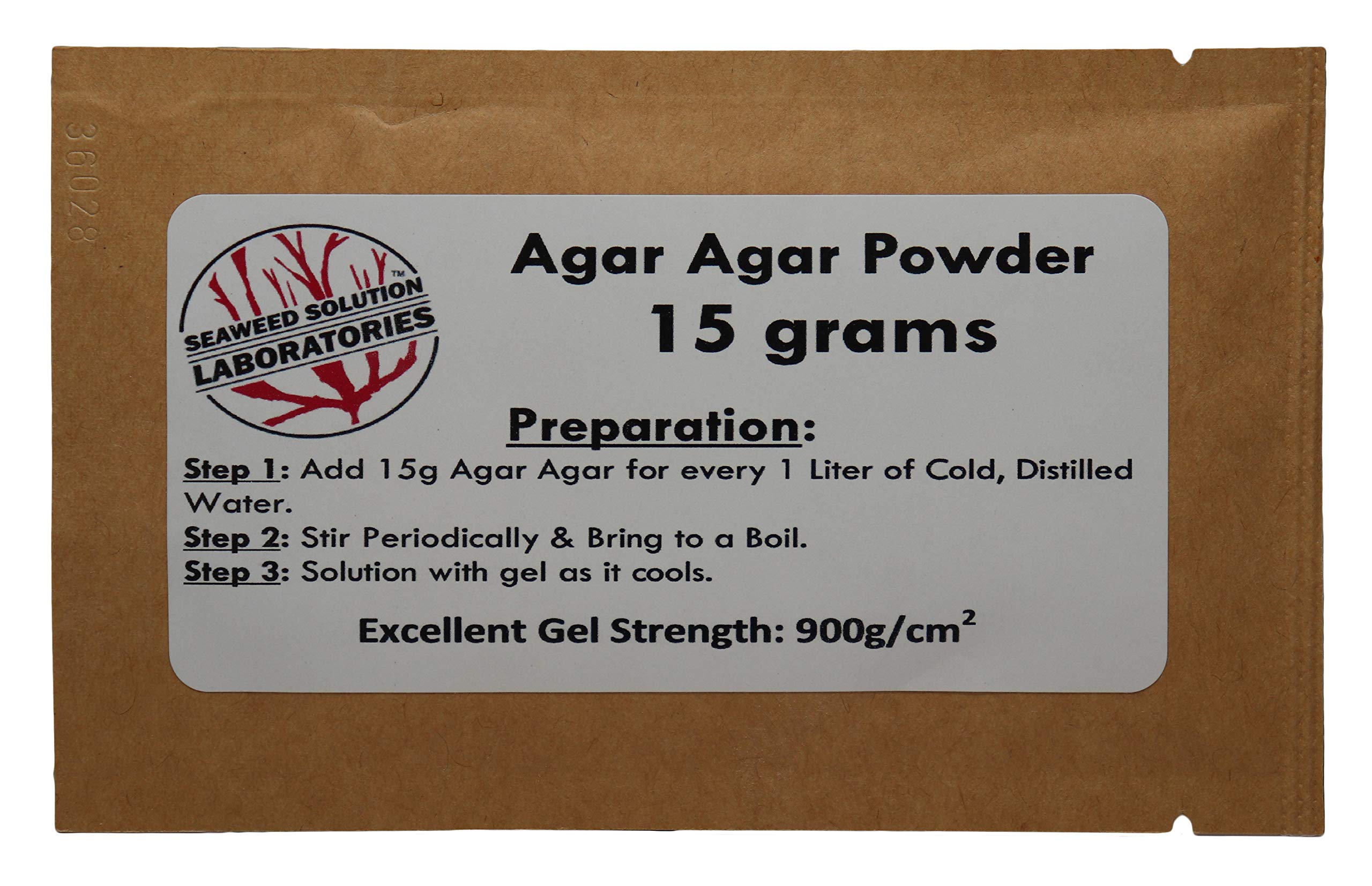 Algopix Similar Product 12 - Agar Agar Powder  15 grams Laboratory