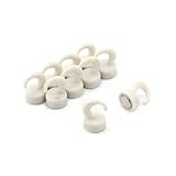 Algopix Similar Product 8 - White Plastic Mini Magnetic Hooks 1kg
