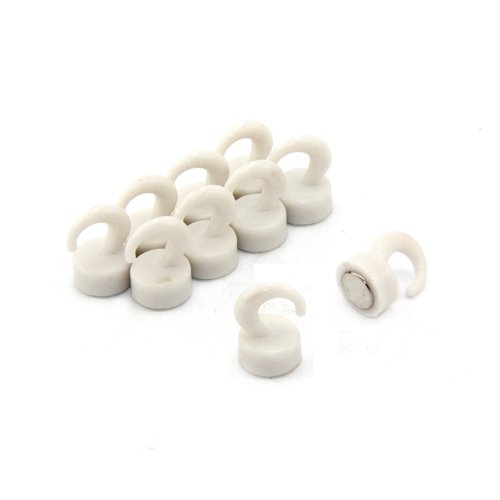 Algopix Similar Product 15 - White Plastic Mini Magnetic Hooks  1kg