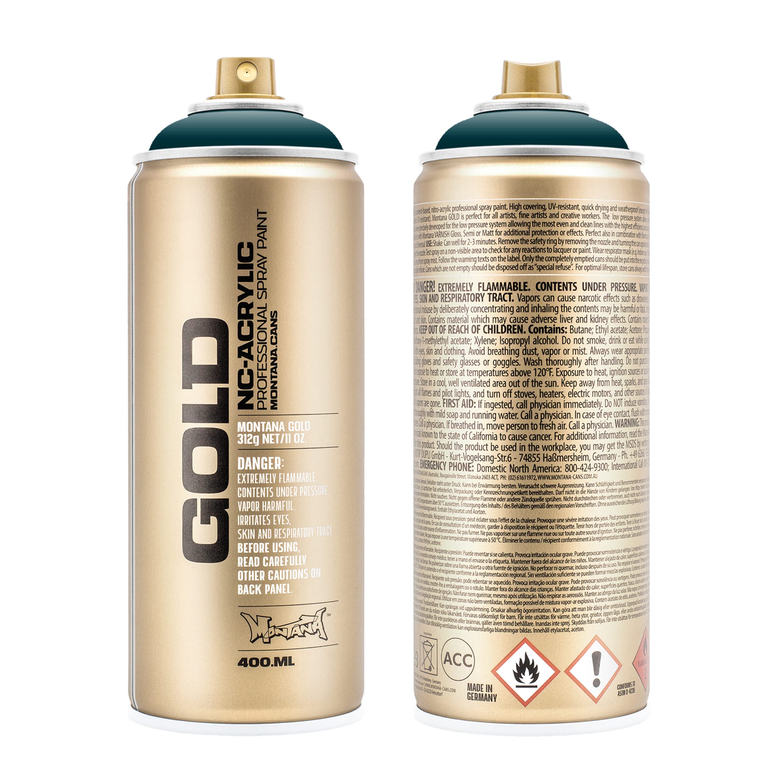 Algopix Similar Product 18 - Montana Cans Montana GOLD 400 ml Color