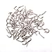 Algopix Similar Product 20 - CJESLNA 50pcs Screw Hook Eye Silver