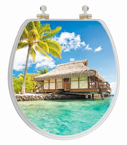 Algopix Similar Product 10 - Topseat 3D Series Island Round Toilet