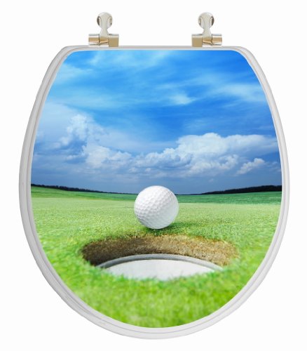 Algopix Similar Product 4 - 3D Series Golf Round Toilet Seat