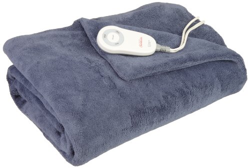 Algopix Similar Product 1 - Sunbeam Microplush Throw Blanket