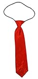 Algopix Similar Product 1 - Boys Satin Ties (Red Solid)