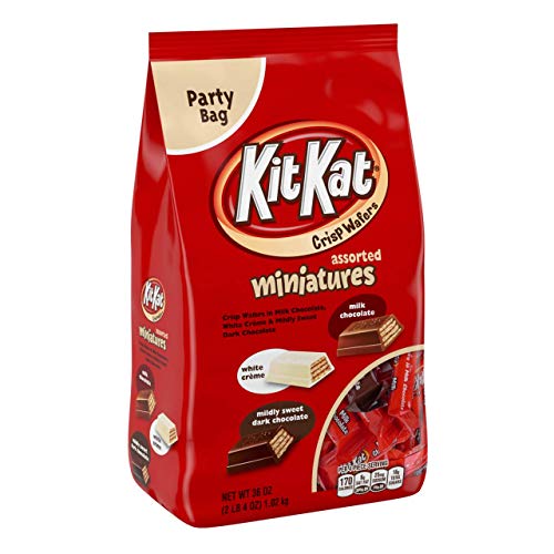 Algopix Similar Product 9 - Kit Kat Chocolate Bars Miniatures 36oz