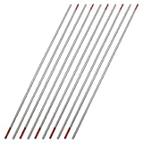 Algopix Similar Product 15 - uxcell 2mm x 150mm Welding Ceriated Red