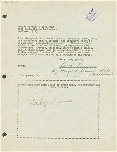 Algopix Similar Product 4 - Larry Simms  Document Signed By A