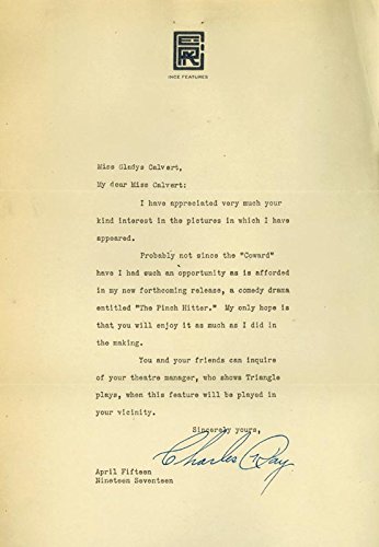 Algopix Similar Product 10 - Charles Ray  Typed Letter Signed