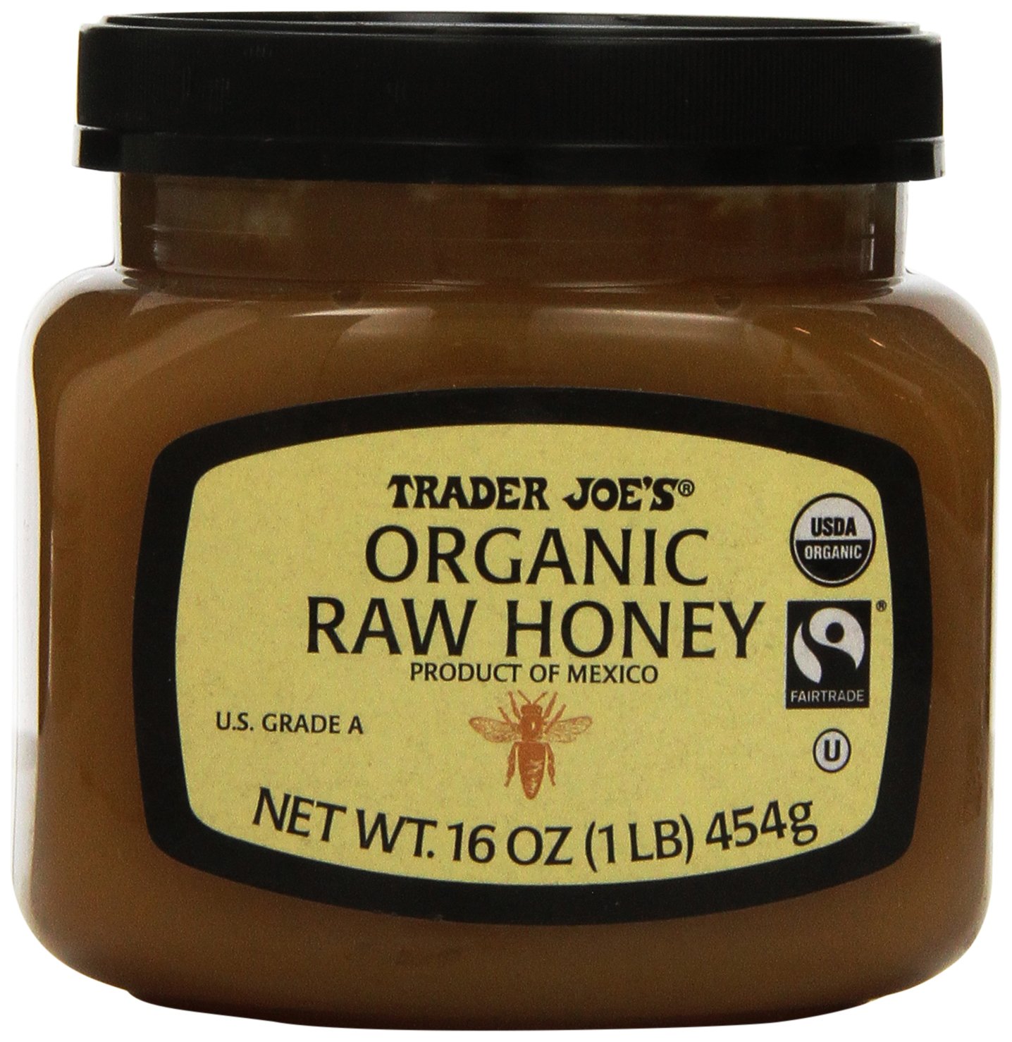 Algopix Similar Product 2 - Trader Joe's Organic Raw Honey 16 Ounce
