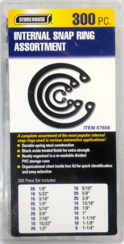 Algopix Similar Product 9 - 300 Piece Internal Retaining Ring
