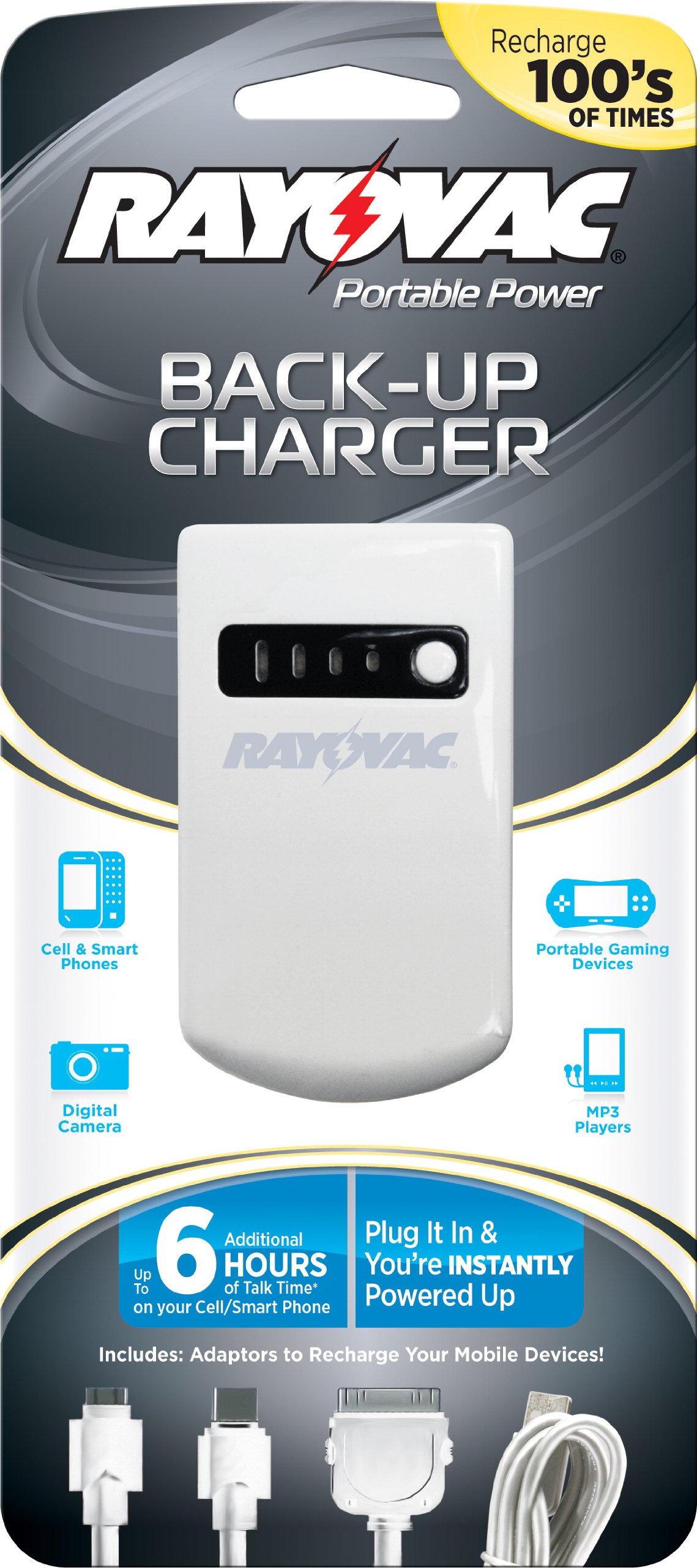 Algopix Similar Product 5 - Rayovac Multi-Use Back Up Charger, PS60