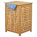 Algopix Similar Product 8 - MSV Bamboo Laundry Basket Brown 40 x