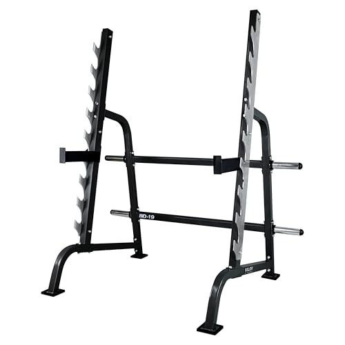 Algopix Similar Product 5 - Valor Fitness Gray Squat Rack and Bench