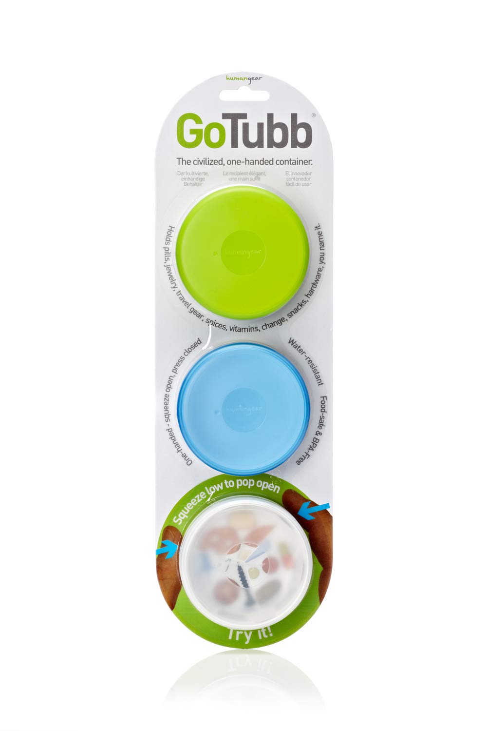 Algopix Similar Product 2 - Humangear Tube Travel Gotoob Clear