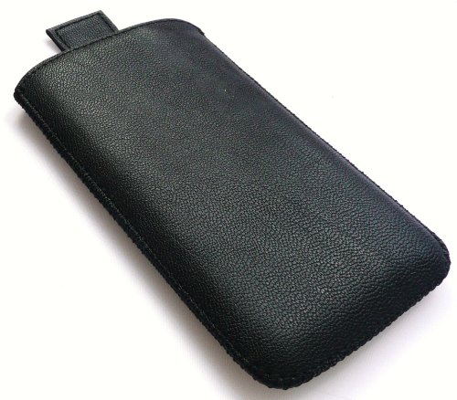 Algopix Similar Product 15 - Emartbuy Black Textured PU Leather