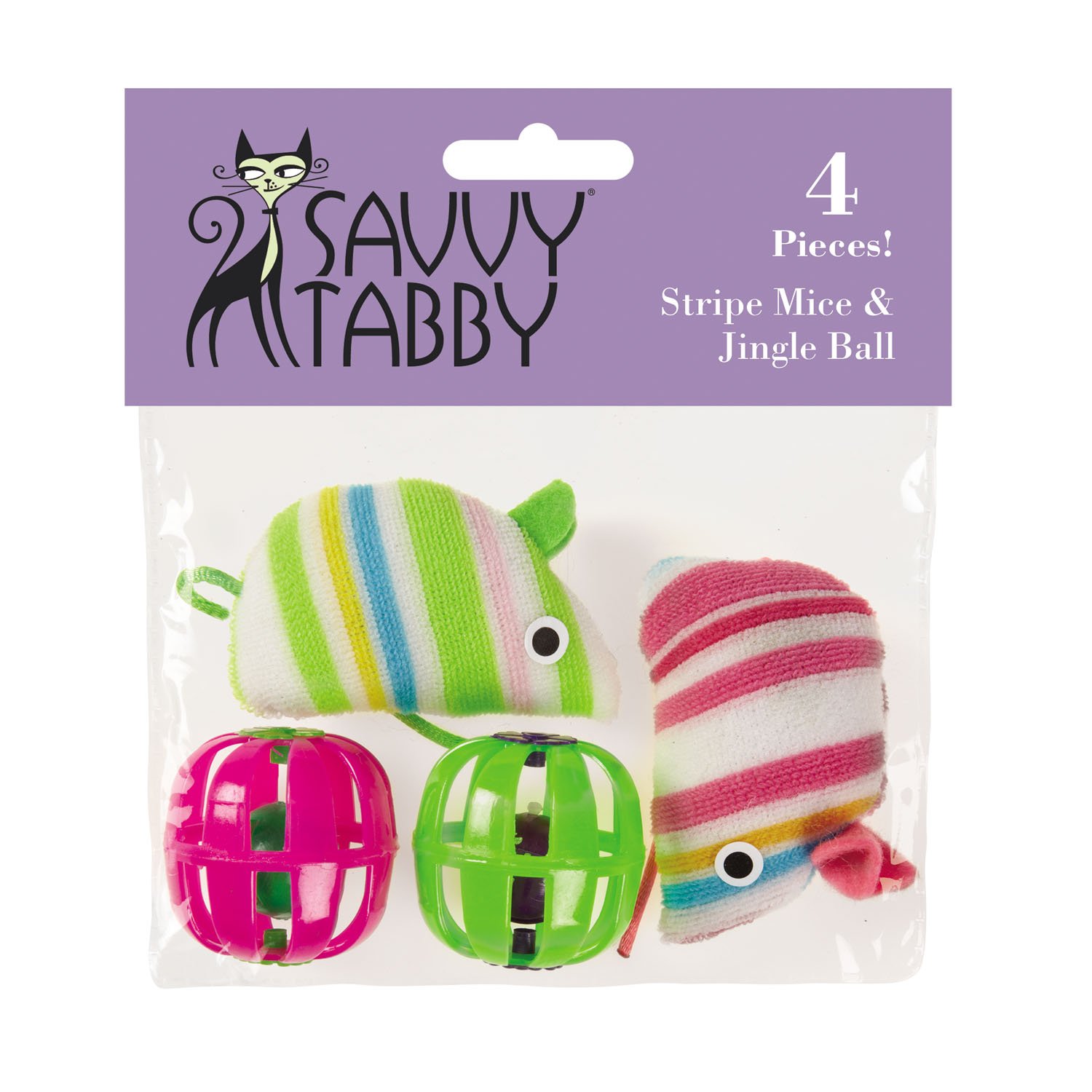 Algopix Similar Product 19 - Savvy Tabby Striped Mice and Jingle