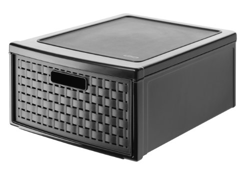 Algopix Similar Product 12 - Rotho "Country Drawer Box Big, Black