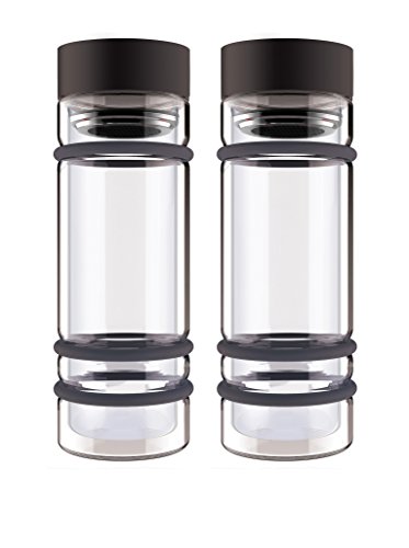 Algopix Similar Product 20 - AdNArt Bumper Bottle Double Wall Glass