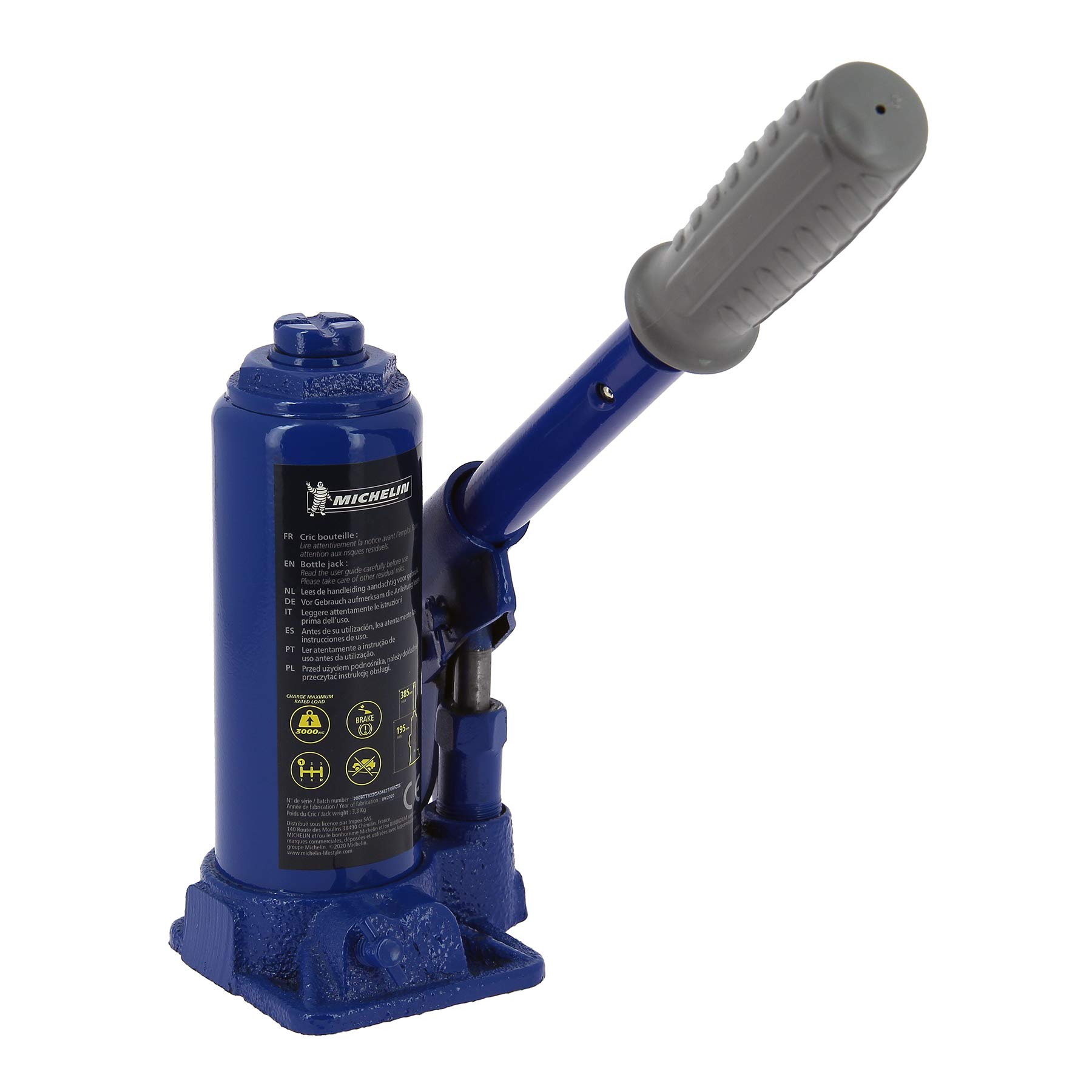 Algopix Similar Product 6 - MICHELIN 009559 Bottle Jack 3T, Bleu