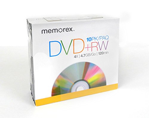 Algopix Similar Product 4 - Memorex Dvdrw Rewritable Disks 120 Min