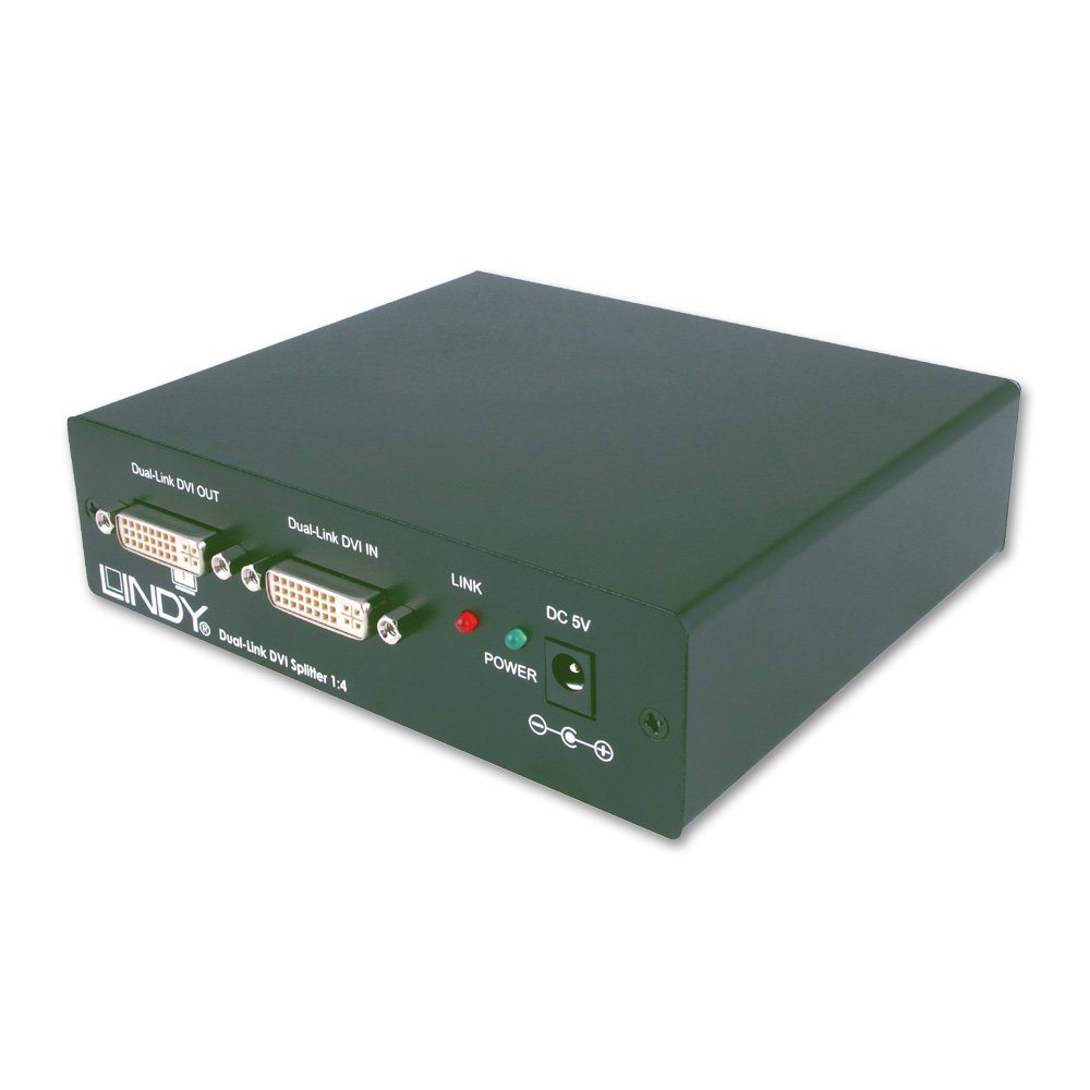 Algopix Similar Product 4 - Lindy 4 Port DVID Dual Link Video
