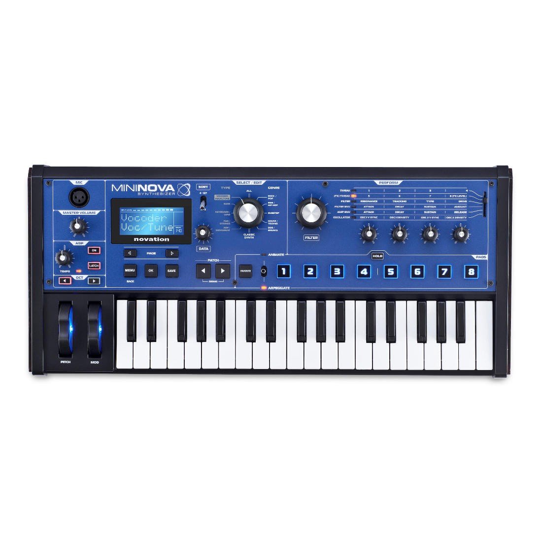 Algopix Similar Product 18 - Novation MiniNova Analogue Modelling