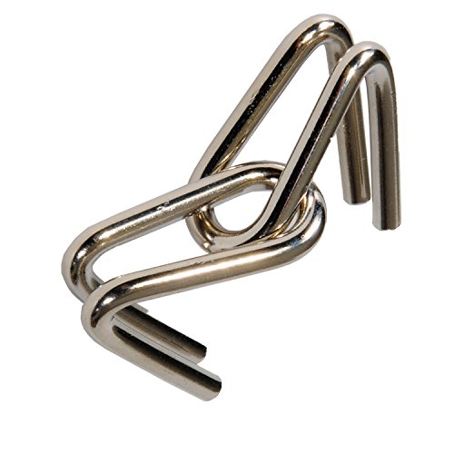 Algopix Similar Product 5 - Fridolin 17574 Double U Metal Puzzle