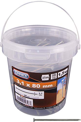 Algopix Similar Product 6 - CONNEX B30052 Wire Nails galv 3180