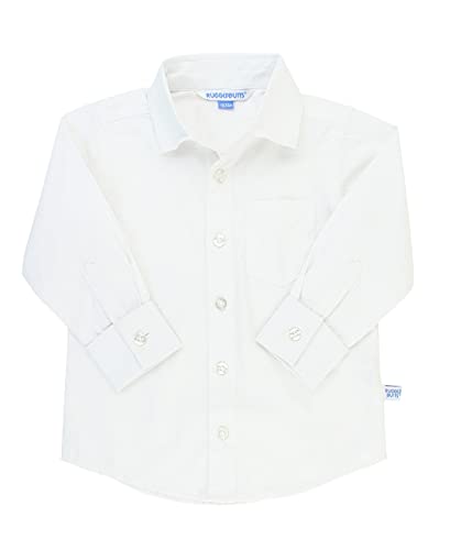 Algopix Similar Product 12 - RUGGEDBUTTS Boys White Formal Button