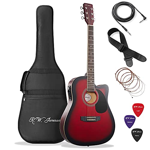 Algopix Similar Product 13 - Jameson Guitars Full Size Thinline