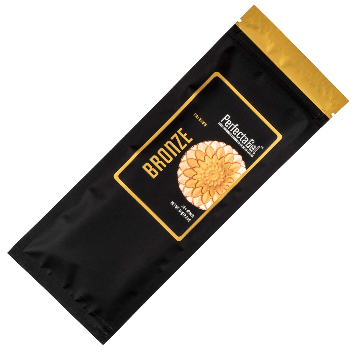 Algopix Similar Product 3 - PerfectaGel Bronze Gelatin Sheets 140